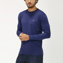 Carregar imagem no visualizador da galeria, Image 02: Uv Line T-Shirt Longsleeve Uvpro Marinho
