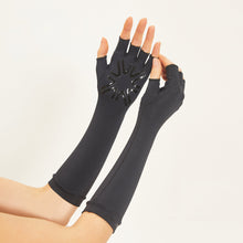 Carregar imagem no visualizador da galeria, Image 06: Uv Line Gants Long Gloves Uni Black Upf50+
