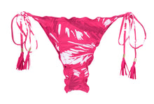 Carregar imagem no visualizador da galeria, Product Front: Rio De Sol Bas Bottom Pink-Palms Frufru-Fio
