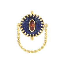 Carregar imagem no visualizador da galeria, Model Front: Hipanema Bague Miamor Blue Hipanema
