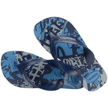 Carregar imagem no visualizador da galeria, Image 02: Havaianas Tongs Havaianas Kids Max Street Azul Aco
