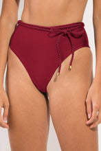 Carregar imagem no visualizador da galeria, Gallery: Rio De Sol Bas Bottom Shimmer-Divino Belted-High-Waist
