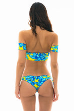Carregar imagem no visualizador da galeria, Image 07: Rio De Sol Haut Top Palmeira Azul Off Shoulder
