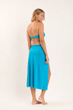 Carregar imagem no visualizador da galeria, Model Back: Rio De Sol Jupe De Page Fluity-Navega Long Skirt Knot

