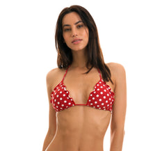 Carregar imagem no visualizador da galeria, Model Front: Rio De Sol Haut Top Poa Red Frufru
