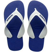 Carregar imagem no visualizador da galeria, Model Front: Havaianas Tongs Havaianas Kids Max Preto/Azul Naval
