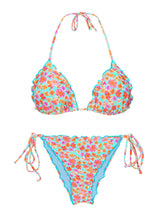 Carregar imagem no visualizador da galeria, Product Front: Rio De Sol Ensemble Set Ditsy-Sky Frufru
