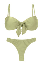 Carregar imagem no visualizador da galeria, Product Front: Rio De Sol Ensemble Set Oliva Bandeau-No Nice-Fio
