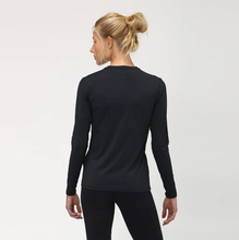 Carregar imagem no visualizador da galeria, Model Back: Uv Line T-Shirt Uvpro Br Ml Preto Fem
