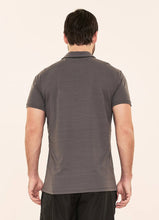 Carregar imagem no visualizador da galeria, Model Back: Uv Line T-Shirt Pour Homme T-Shirt Masc Polo Lead Upf50+
