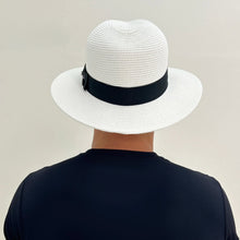 Carregar imagem no visualizador da galeria, Image 07: Uv Line Chapeau Panama Hat Shanghai Imp Uni White Black Upf50+
