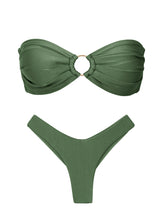 Carregar imagem no visualizador da galeria, Product Front: Rio De Sol Ensemble Set Shimmer-Croco Mavi Nara
