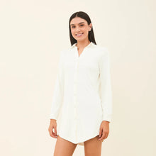 Carregar imagem no visualizador da galeria, Image 02: Uv Line Chemise Shirtdress Copenhagen Offwhite Upf50+
