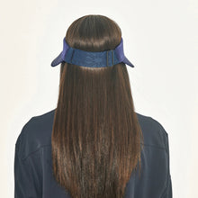 Carregar imagem no visualizador da galeria, Model Back: Uv Line Visière Grecia Navy Fit Upf50+
