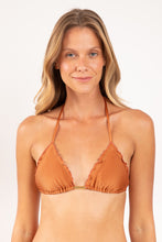 Carregar imagem no visualizador da galeria, Gallery: Rio De Sol Haut Top Shimmer-Nocciola Frufru
