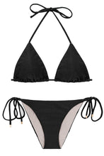 Carregar imagem no visualizador da galeria, Product Front: Rio De Sol Ensemble Set Shimmer-Black Tri-Inv Ibiza-Comfy
