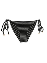 Carregar imagem no visualizador da galeria, Product Front: Rio De Sol Bas Bottom Linea-Black Cheeky-Tie
