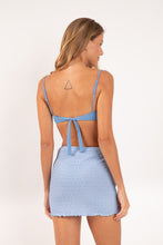 Carregar imagem no visualizador da galeria, Model Back: Rio De Sol Jupe De Page Drift-Cianita Lila Skirt
