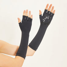 Carregar imagem no visualizador da galeria, Image 05: Uv Line Gants Long Gloves Uni Black Upf50+
