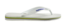 Carregar imagem no visualizador da galeria, Model Back: Havaianas Tongs Brasil Logo White
