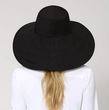 Carregar imagem no visualizador da galeria, Model Back: Uv Line Chapeau Souple/Capeline Beverly Hills Preto Upf50+
