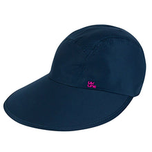 Carregar imagem no visualizador da galeria, Product Front: Uv Line Casquette Visor Capri Colors Nac Fem Navy Blue Rose Upf50+
