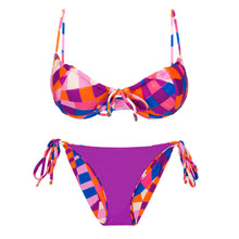 Carregar imagem no visualizador da galeria, Product Back: Rio De Sol Ensemble Set Funny Balconet-Tie Ibiza-Comfy
