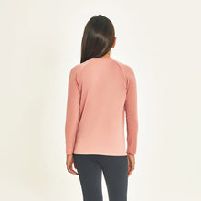 Carregar imagem no visualizador da galeria, Model Back: Uv Line T-Shirt Longsleeve Uprpo Inf Rose Upf50+
