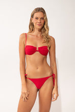 Carregar imagem no visualizador da galeria, Model Front: Rio De Sol Bas Bottom Malibu-Malagueta Cheeky-Tie
