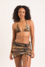 Carregar imagem no visualizador da galeria, Model Front: Rio De Sol Jupe De Page Leo Skirt-Rushed
