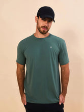 Carregar imagem no visualizador da galeria, Gallery: Uv Line T-Shirt Pour Homme T-Shirt New Fit Textura Masc Verde Jade Upf50+
