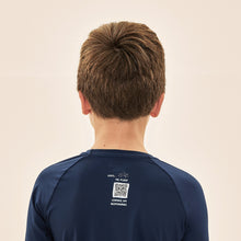 Carregar imagem no visualizador da galeria, Image 04: Uv Line T-Shirt Acqua Qr Code Marinho Upf50+
