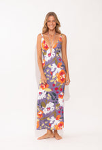 Carregar imagem no visualizador da galeria, Model Front: Rio De Sol Vêtement De Plage Garden-Flower Saida Yara

