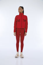 Carregar imagem no visualizador da galeria, Image 07: Alto Giro Fitness Haut Jaqueta Techno Taslon Com Bolsos Vermelho Haute Red
