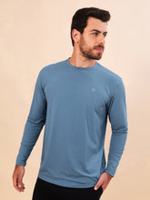Carregar imagem no visualizador da galeria, Image 03: Uv Line T-Shirt Longsleeve Uvpro Masc Indigo Upf50+
