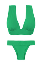 Carregar imagem no visualizador da galeria, Product Front: Rio De Sol Ensemble Set Tambourine Halter-Marina Essential-Cos
