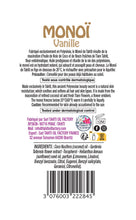 Carregar imagem no visualizador da galeria, Product Back: Tevi Monoi Oils Monoi Traditionnel Vanille 120Ml
