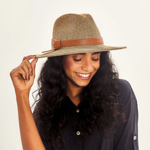 Carregar imagem no visualizador da galeria, Image 04: Uv Line Chapeau Fedora Hat Giovana Imp Fem Mescla Upf50+
