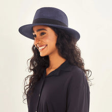 Carregar imagem no visualizador da galeria, Image 02: Uv Line Chapeau Panama Hat Shanghai Imp Uni Navy Blue Upf50+

