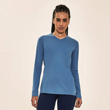 Carregar imagem no visualizador da galeria, Model Front: Uv Line T-Shirt Longsleeve Sport Fit Aco Upf50+
