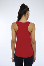 Carregar imagem no visualizador da galeria, Model Back: Alto Giro Fitness Haut Regata Skin Fit Inspiracional Vermelho Haute Red
