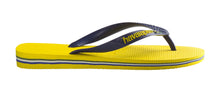 Carregar imagem no visualizador da galeria, Model Back: Havaianas Tongs Brasil Logo Citrus Yellow
