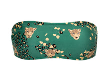 Carregar imagem no visualizador da galeria, Product Front: Rio De Sol Haut Top Roar-Green Bandeau-Reto
