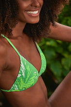 Carregar imagem no visualizador da galeria, Image 09: Rio De Sol Haut Top Green-Palms Tri-Fixo
