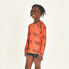Carregar imagem no visualizador da galeria, Image 02: Uv Line T-Shirt Longsleeve Acqua Zebra Inf Upf50+
