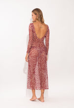 Carregar imagem no visualizador da galeria, Model Back: Rio De Sol Vêtement De Plage Dune Dress Lucy
