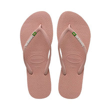 Carregar imagem no visualizador da galeria, Product Front: Havaianas Tongs Havaianas Slim Brasil Rosa Crocus
