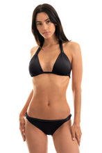 Carregar imagem no visualizador da galeria, Model Front: Rio De Sol Bas Calcinha Ambra Mel Preto
