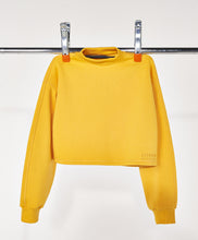 Carregar imagem no visualizador da galeria, Image 05: Alto Giro Fitness Haut Cropped M3Cbs Gola Alta Amarelo Amber
