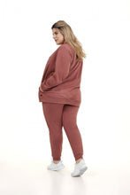 Carregar imagem no visualizador da galeria, Model Back: Alto Giro Fitness Haut Jaqueta Melange Plus Rosa Hug
